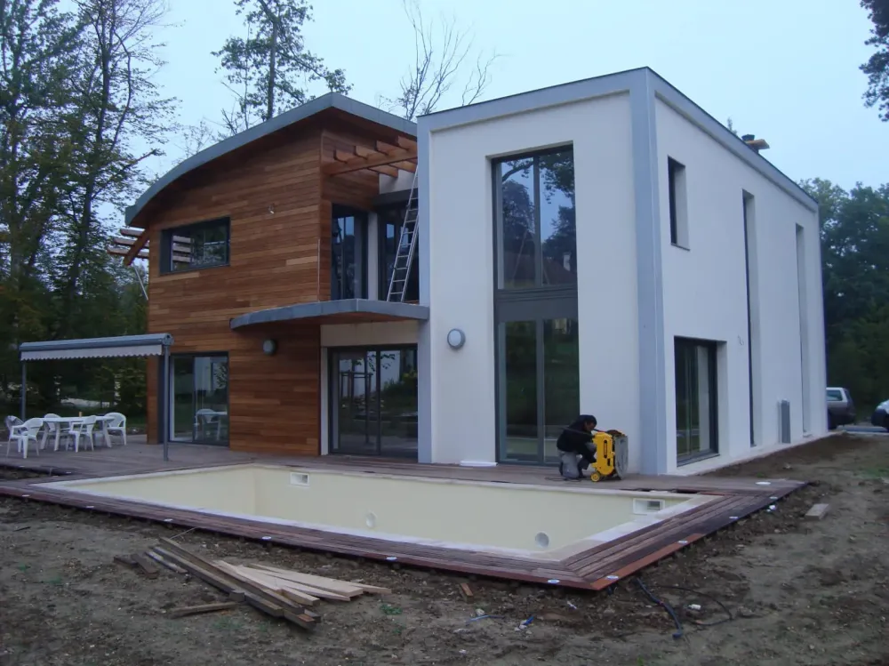 Bardage maison moderne