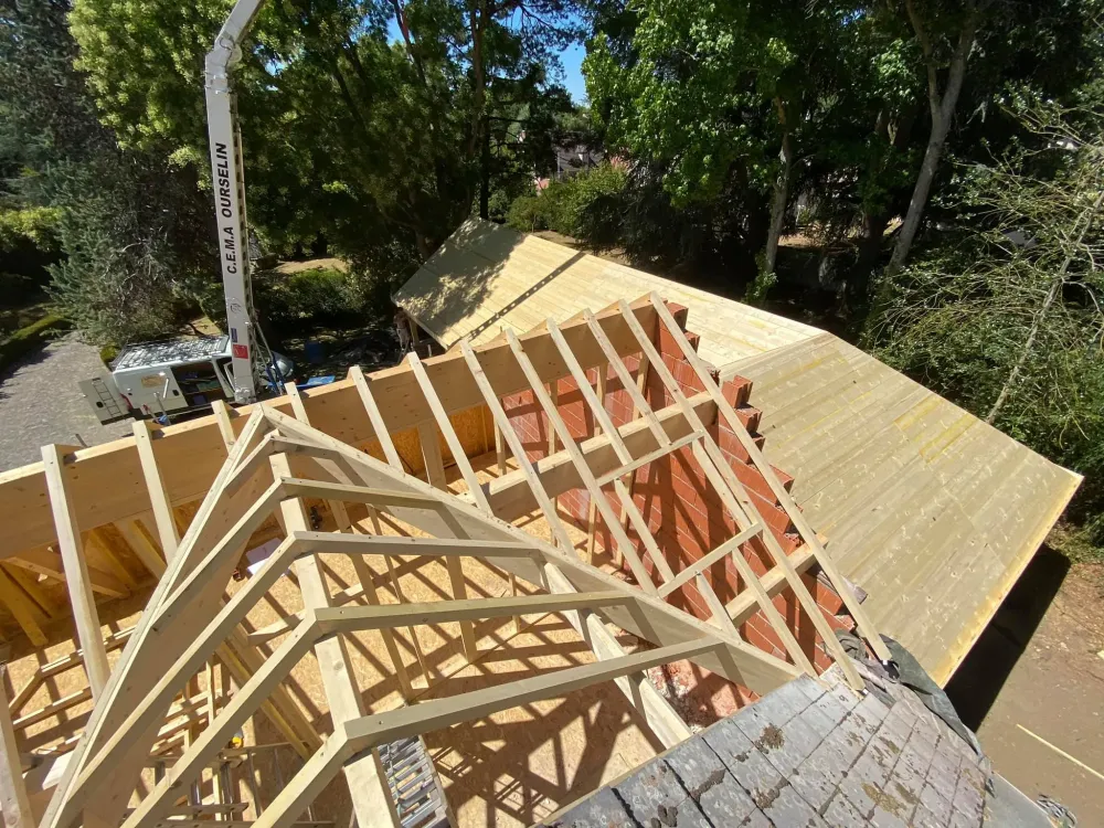 Fabrication de fermettes bois près de Barbizon